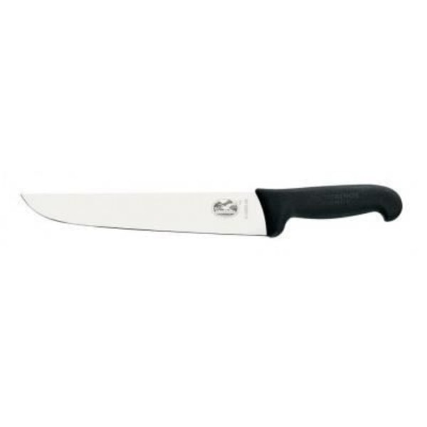 Teurastusveitsi - Victorinox - 5.5203.36 - 36 cm terä ruostumattomasta teräksestä - Musta fibrox-kahva sort