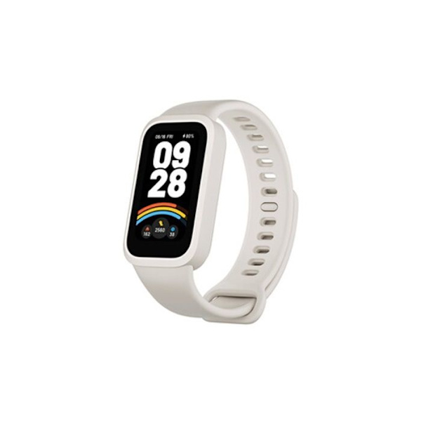 Forbundet armbånd - Xiaomi - Smart Band 9 Active - AMOLED-skærm - Aktivitetssporing - 5 ATM vandtæt hvid