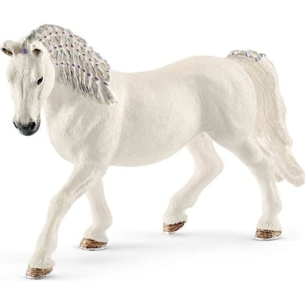 Schleich Lipizzaner Mare Figurine - Käsinmaalattu muovinen valkoinen hevonen Vit