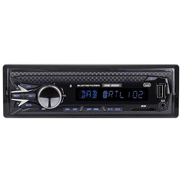 Trevi SCD 5751 Dab Autoradio Dab Dab+ FM 160 W, Bluetooth, USB, SD, AUX-in, Dab-antennin mukana.