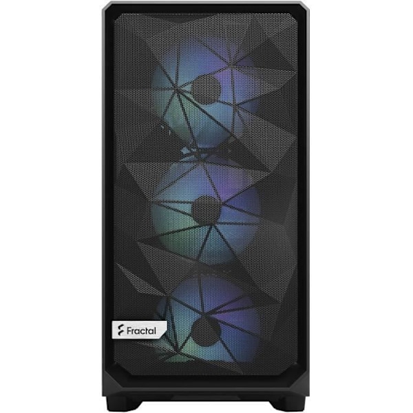 FRACTAL DESIGN - Meshify 2 RGB Black TG Light Tint - PC taske - Sort ( FD-C-MES2A-06 )