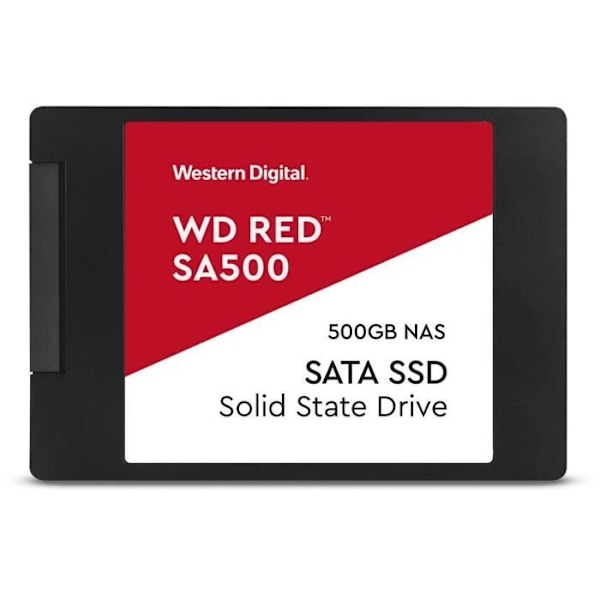 WD Red™ - Nas intern SSD - SA500 - 500 GB - 2,5" (WDS500G1R0A)