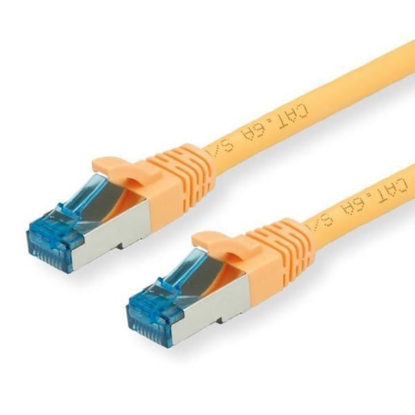 Værdi 0,5 m S-FTP Kat.6a, 0,5 m, Cat6a, S-FTP (S-STP), RJ-45, RJ-45, Gul