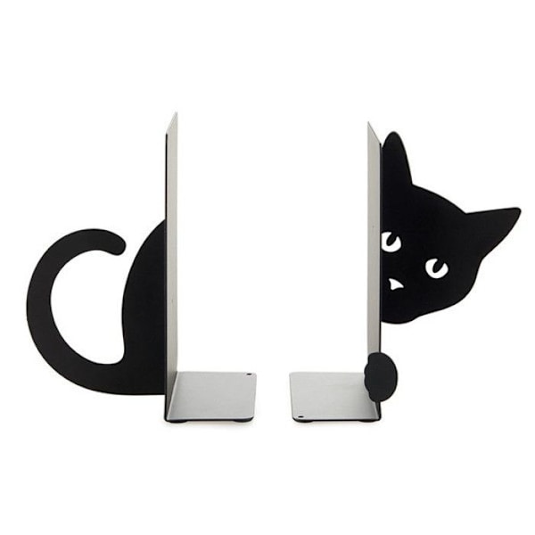 Bogstavholder - Dyr - Sort Kat - Metal - Sort - 13,5 cm i højden sort