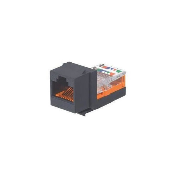 RJ45-adapter - Panduit - UTP Keystone - Färg Svart - RJ45-kontakt - Nätverkskabel