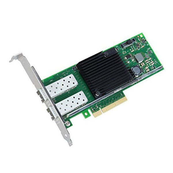 Ethernet-kort 10Gb - INTEL - X710 - PCI Express 3.0 x8 - 2 porte - Pålidelig ydeevne Sort, Grøn
