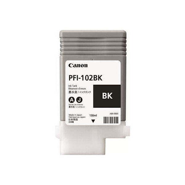 CANON Original PFI-102 BK blækbeholder - 130 ml - Sort