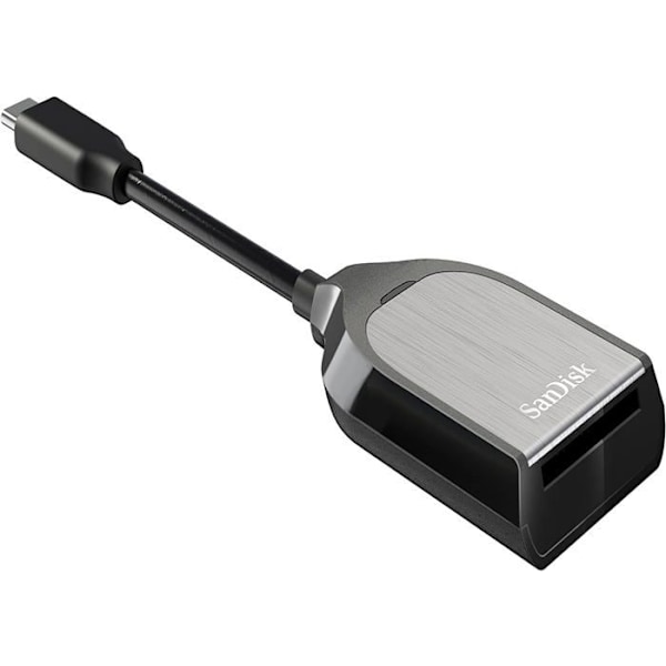 SANDISK Extreme PRO extern kortläsare - SD, SDHC UHS-I, SDXC UHS-I, SDHC UHS-II, SDXC UHS-II - USB-C