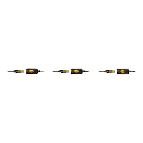 USB-kaapelin jatko - DeLOCK - 10m - Musta - Kullattu liitin
