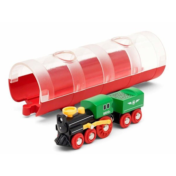 BRIO World Steam -juna ja -tunneli - Ravensburger - Sekoitettu 3-vuotiaasta alkaen - 33892 Grön