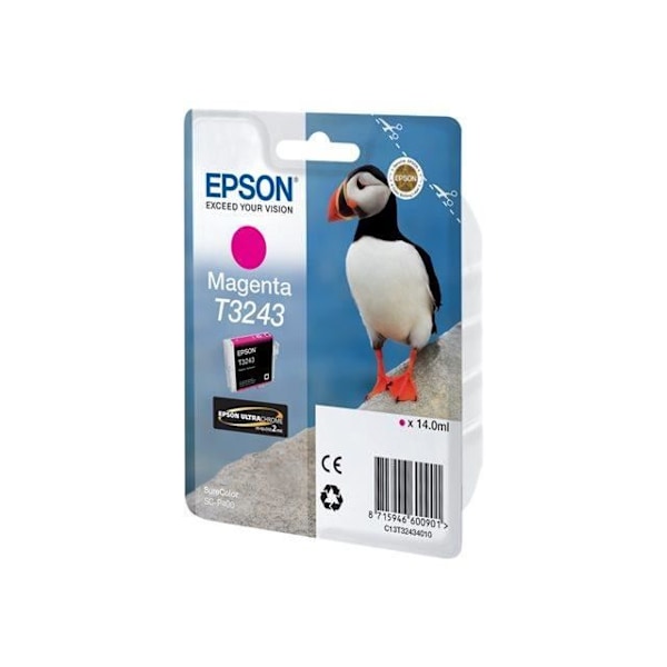 EPSON blækpatron - T3243 - Magenta - 980 sider