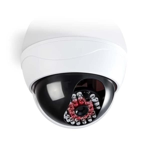 NEDIS Dummy Säkerhetskamera - Dome - IP44 - Vit Vit