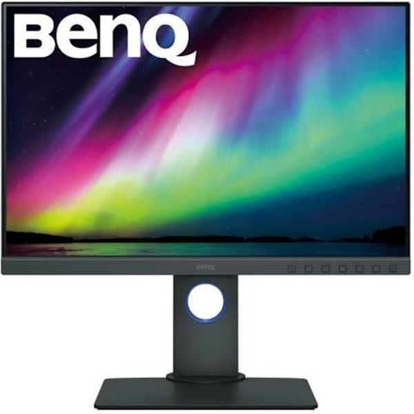 BENQ PhotoVue SW240 LCD-skærm - 61,2 cm (24,1") WUXGA LED - 16:10 - Grå - 1920 x 1200 Opløsning - 1,07 milliarder farver