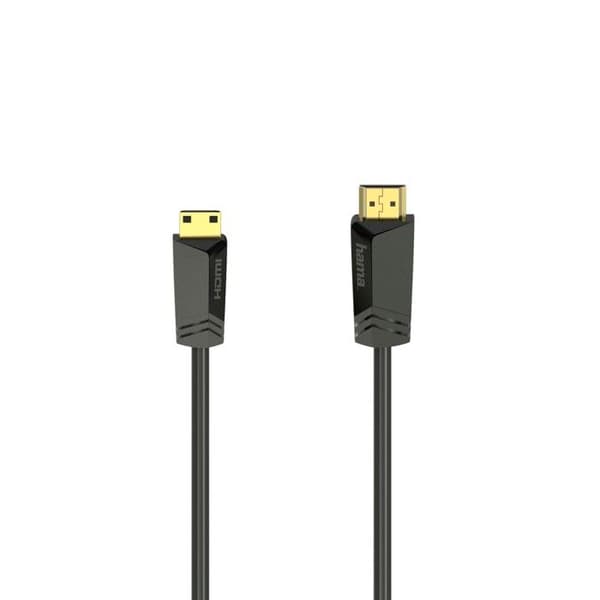 HDMI™ kabel hte vit., hane - hane typ C (mini), Ethernet, 1,5 m