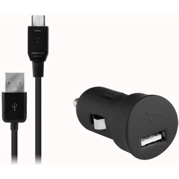 Sytytinlataaja - BBC - Mini Lataaja - 1A - Micro USB - Musta musta