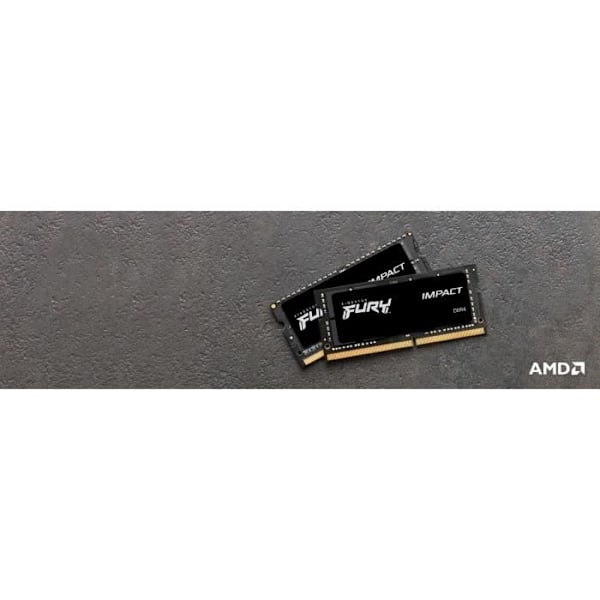 Kingston FURY Impact 32 GB (2 x 16 GB) DDR4 2666 MHz CL15 -hukommelse