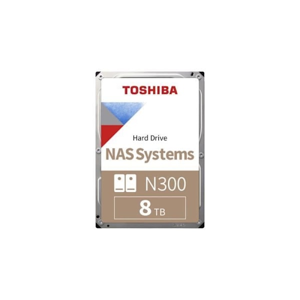 8TB Toshiba N300 SATA III 3,5" 7200RPM 256MB HDWG480UZSVA