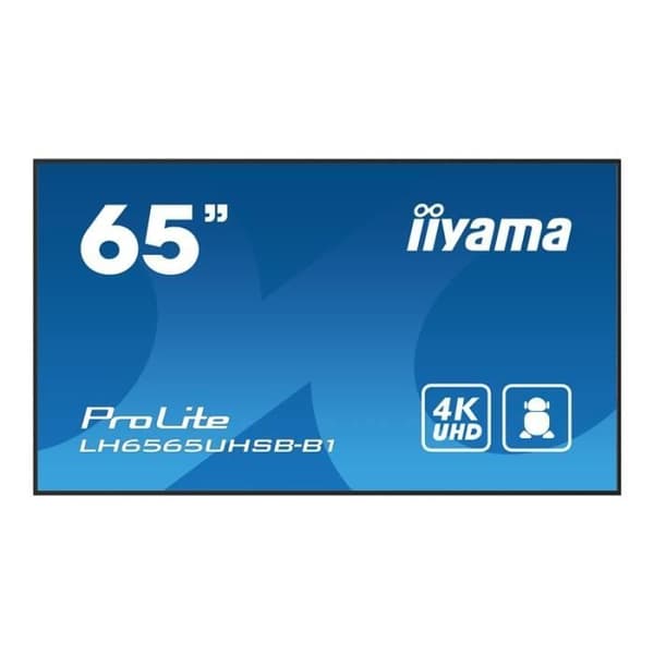 LCD LED-skärm - iiyama - ProLite LH6565UHSB-B1 - 65 tum - 4K UHD - Digital skyltning