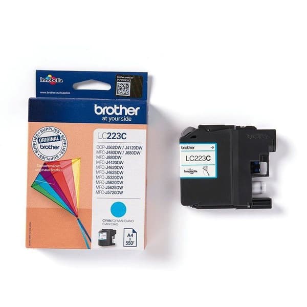 Brother LC223C cyan bläckpatron