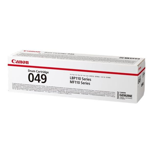 Tromlepatron 049 - Sort - CANON - Laser - Op til 12000 sider - Kompatibel med LBP113w og MF113w