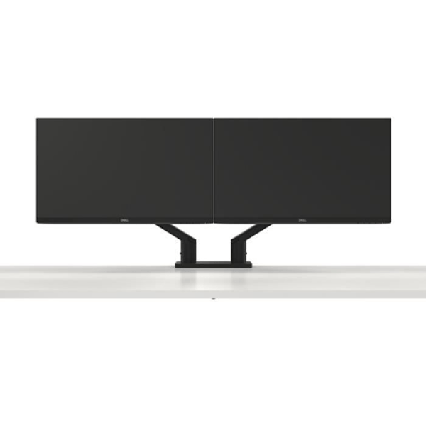 Dobbelt monitorarm - DELL - MDA20 - Til skærme 19''-27'' - Bordmontering - Sort