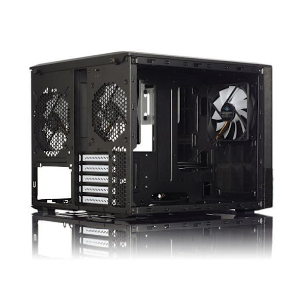 FRACTAL DESIGN Node 804 PC CASE - Sort - Micro ATX Format (FD-CA-NODE-804-BL-W)