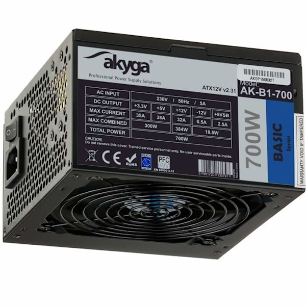 AKYGA Strømforsyning PC 700W - AK-B1-700BE Sort