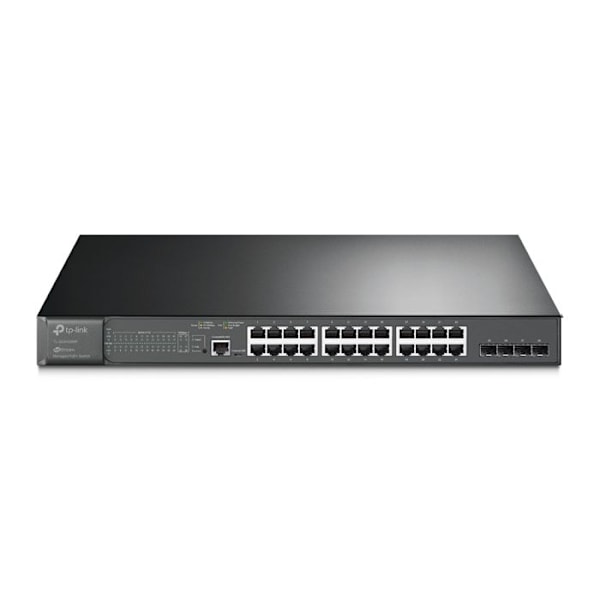 TPLINK JetStream 28-portars hanterad switch JetStream 28-portars Gigabit L2+ hanterad switch med 24-portars PoE+