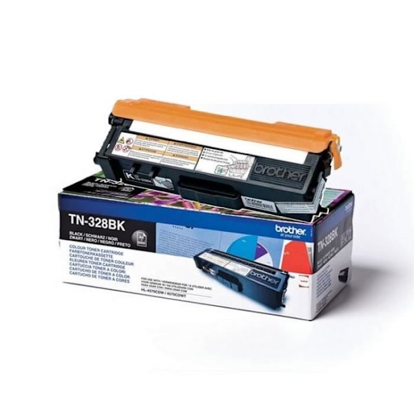 Brother TN-328BK svart lasertoner