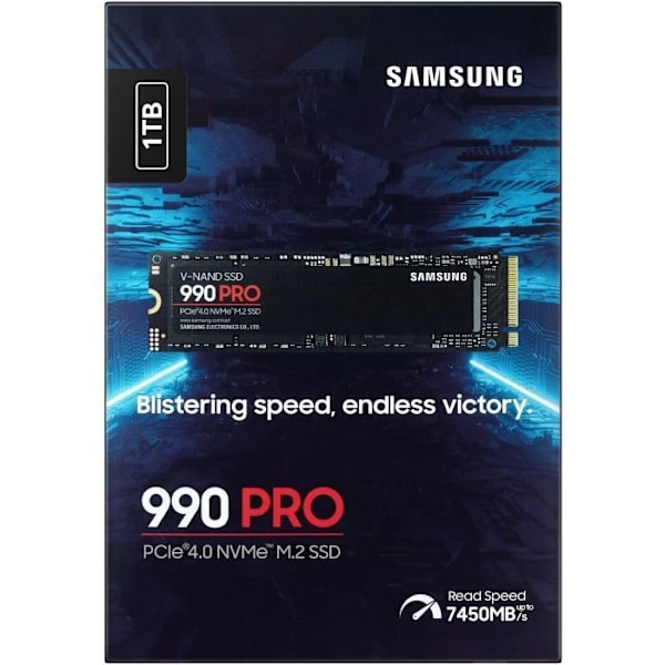SAMSUNG Sisäinen SSD 990 PRO 1TB MZ-V9P1T0BW