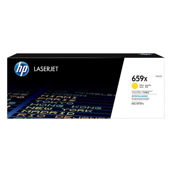 TONER HP 659 (W2012X) gul - ægte patron til HP Color LaserJet Enterprise M856dn / Flow MFP M776z printere