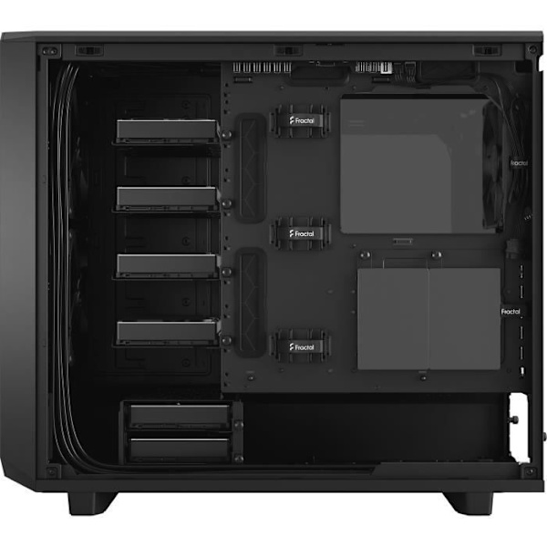 FRACTAL DESIGN Meshify 2 PC CASE - Sort - Hærdet glas - ATX-format (FD-C-MES2A-03)