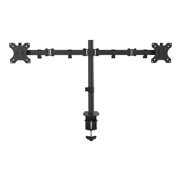 Stativ för skrivbord för 2 LCD-skärmar Vision VFM-DPD - Svart - Skärmstorlek: 13"-27"