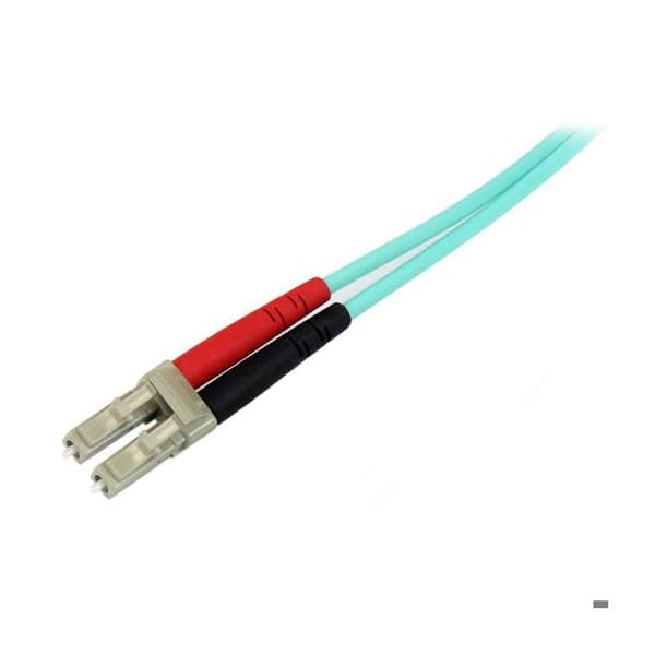 Fiberoptisk kabel - StarTech - OM3 - 5m - LC till LC - Duplex multimode - Aqua