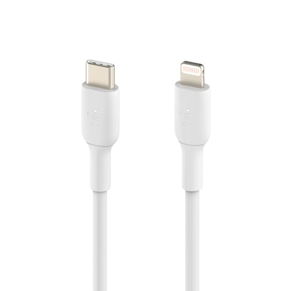 BELKIN BOOST CHARGE LIGHTNING TILL USB-C 2M WHITE CAA003BT2MWH