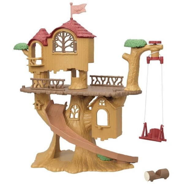 SYLVANIAN FAMILIES - Trädkoja - Semester - Babygunga och rutschkana Beige