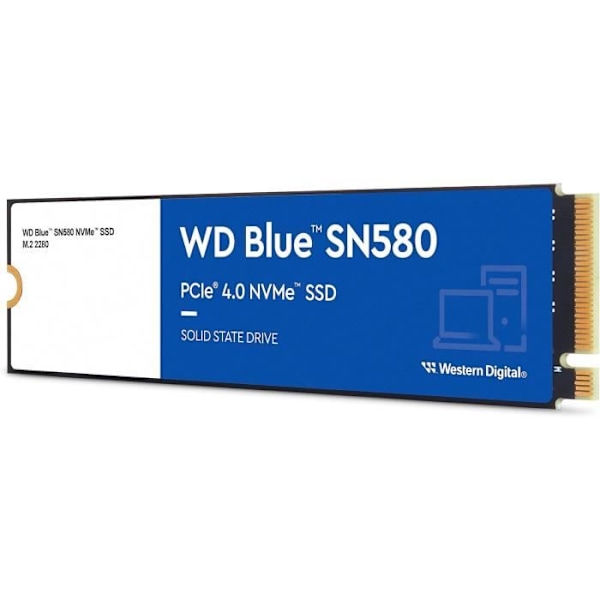 WESTERN DIGITAL - SN580 - Sisäinen kovalevy - NVME - 250GB