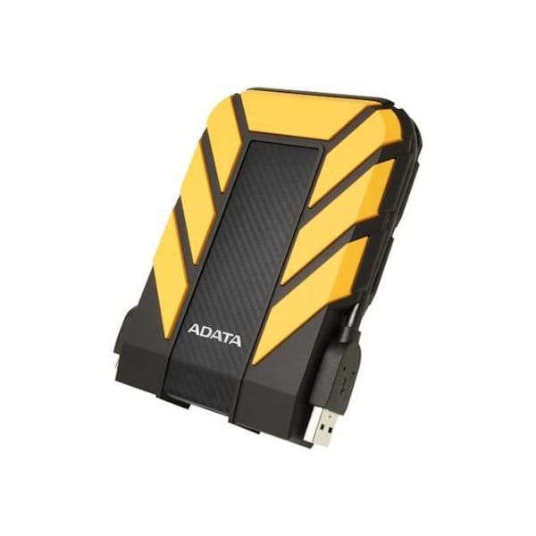 ADATA HD710P 2 TB extern hårddisk - USB 3.1 - Gul