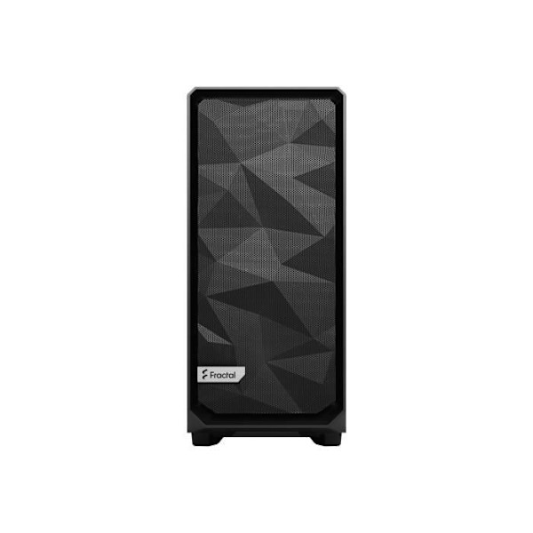 FRACTAL DESIGN - PC Meshify 2 kompakt etui sort hærdet glaspanel lysfarvet