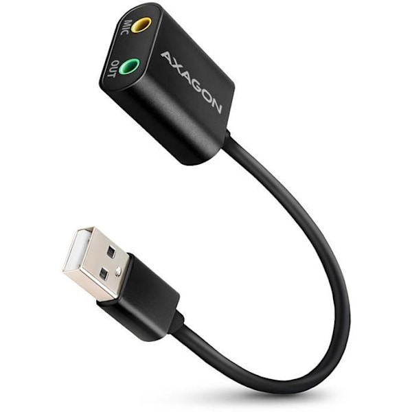 AXAGON-kompatibel ADA-12 USB 2.0, Stereo Audio Mini-adapter, 15 cm Kellänge - 8595247906298