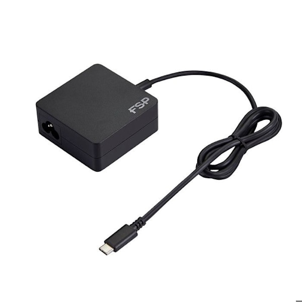 Yleiskäyttöinen USB-C 3.1 -laturi FSP CHAR UNIVERSEL 65W - musta - TU