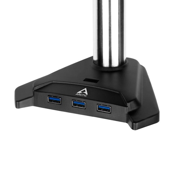 Support Skærm - ARCTIC - Z1 Pro (Gen 3) - Sort - Maksimal belastning 15 kg - Skærm op til 49 tommer Sort