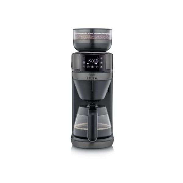 Filterkaffemaskin - FILKA - KA 4849 - Inox - Svart - 2 års garanti