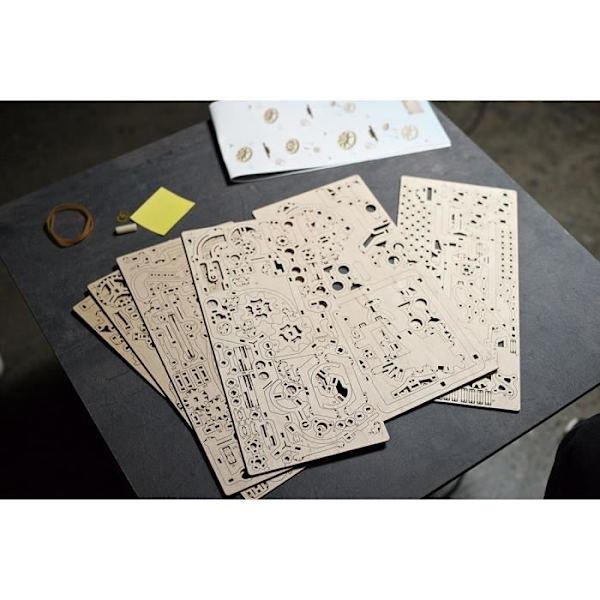 UGEARS - Marble Wooden Marble Circuit - Træmodel til at bygge puzz - 400 stykker