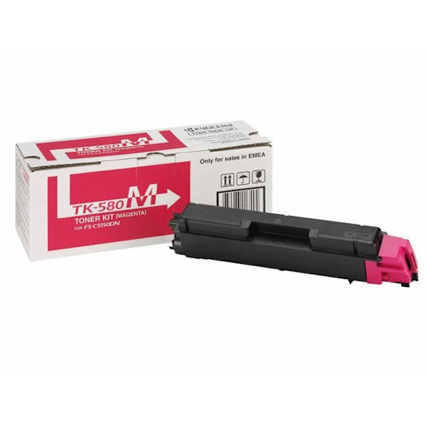 Kyocera Fineceramics GmbH - TK-580M - Farve: Sort