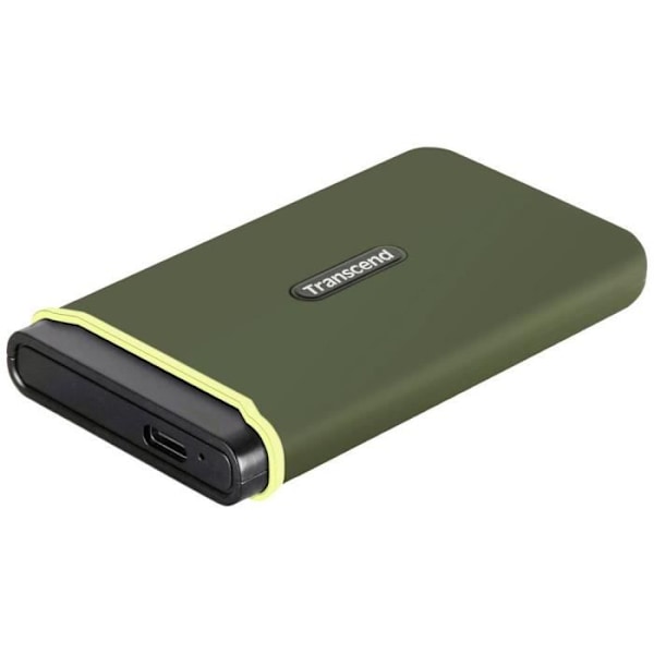 Transcend ESD380C 2 TB Ekstern harddisk 3.5 USB 3.2 (1. generation) (USB 3.0) grøn TS2TESD380C