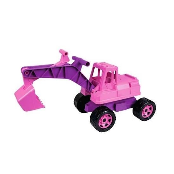 Lapsille tarkoitettu ajoneuvo - LENA - GIGA TRUCKS KAIVURIAUTO - Keltainen - 1 osa - Ulkokäyttöön Gul