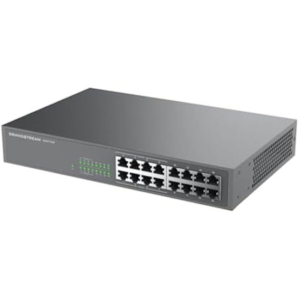 Kytkin - GRANDSTREAM - GWN7702P - 16 Porttia - 8X PoE - Vihreä teknologia