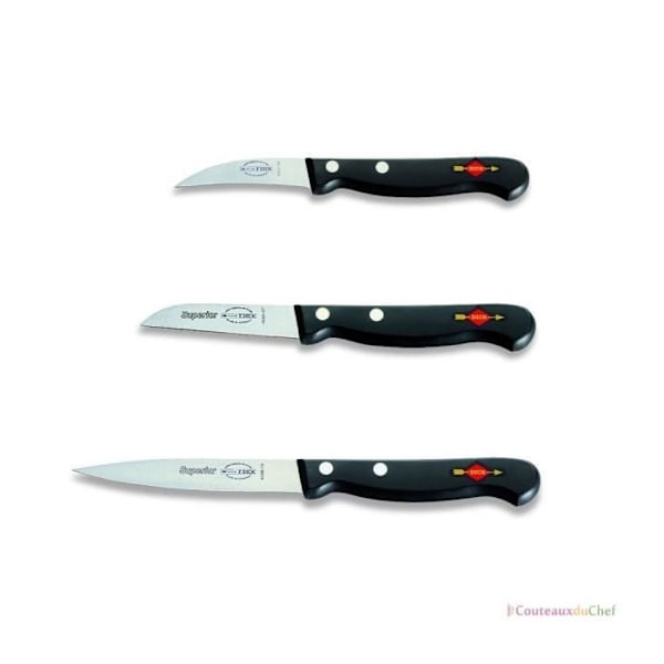Coffret med 3 professionelle DICK SUPER køkkenknive...