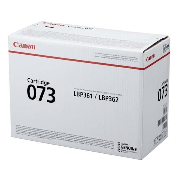 Canon 073 sort tonerpatron - Yield 27000 sider - Original